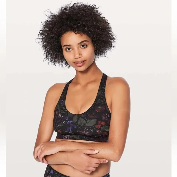Lululemon Break Free Bra NWOT Floral Print Size 8 - Picture 3 of 7